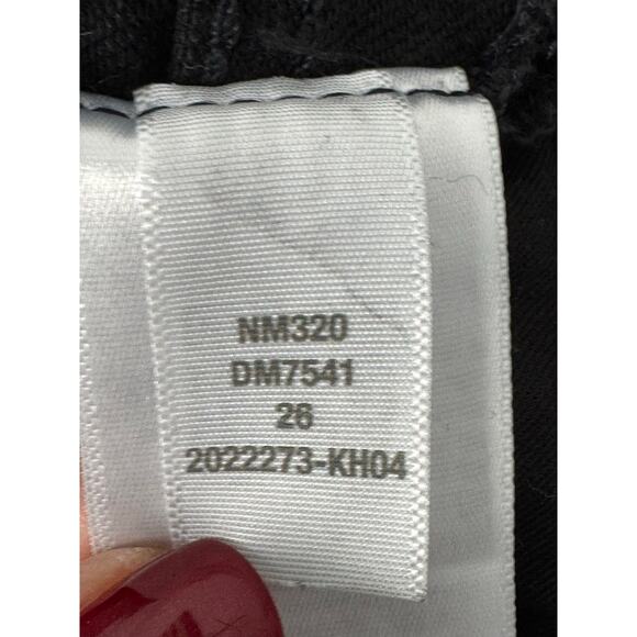 Madewell Mid-Rise Kick Out Crop Jeans in Black Rinse Wash Size 26 - Picture 11 of 13